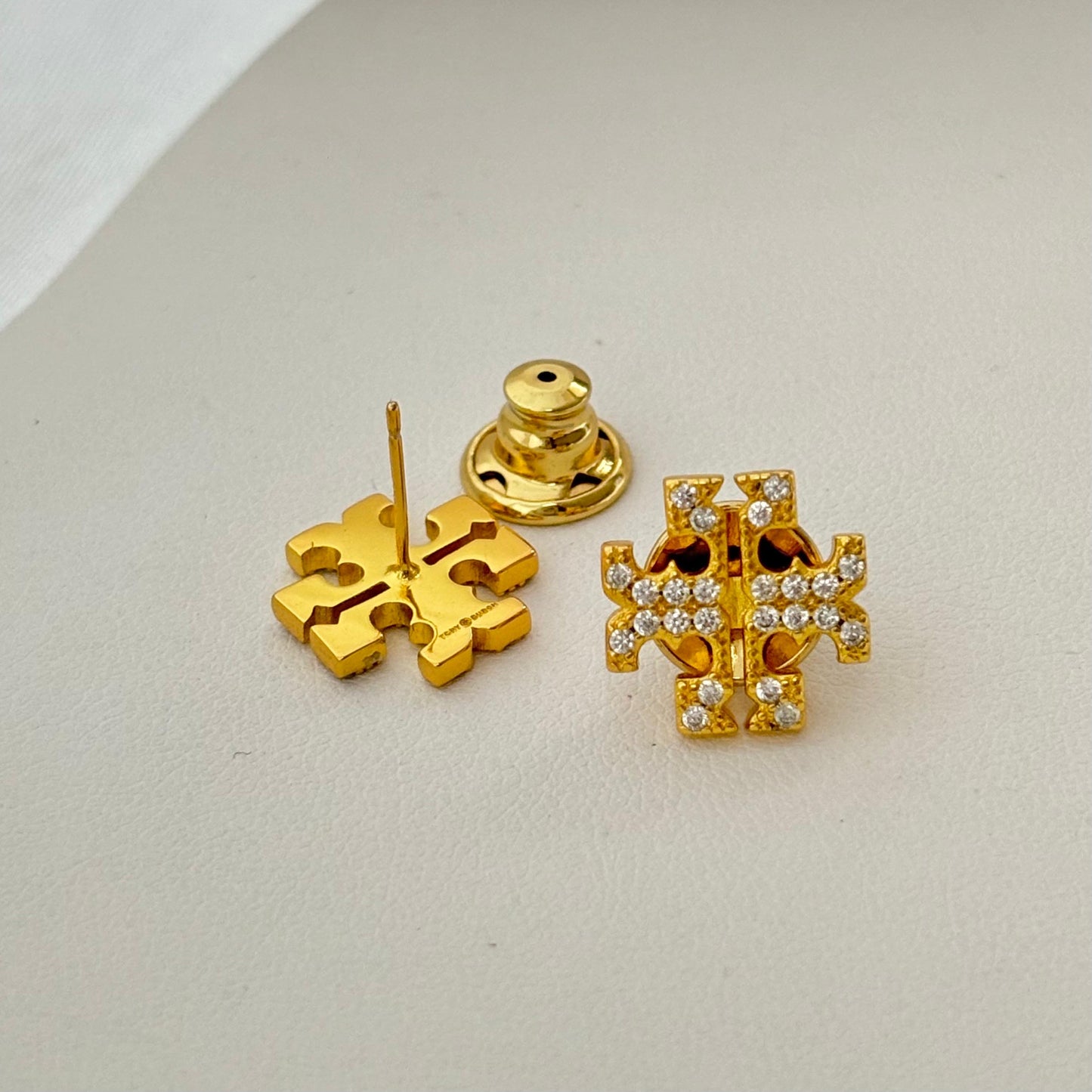 Luxury Diamante Miller Studs -22K