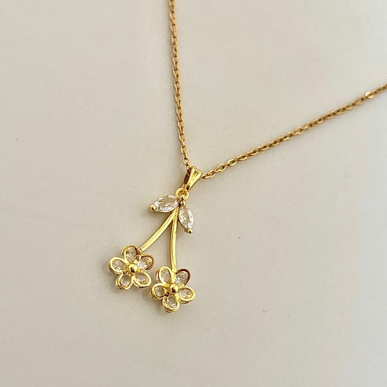 Crystal Flora Necklace