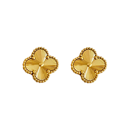 Luxurious Gold Clove Studs -22K
