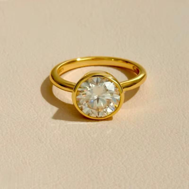 Soltaire Bezel Ring