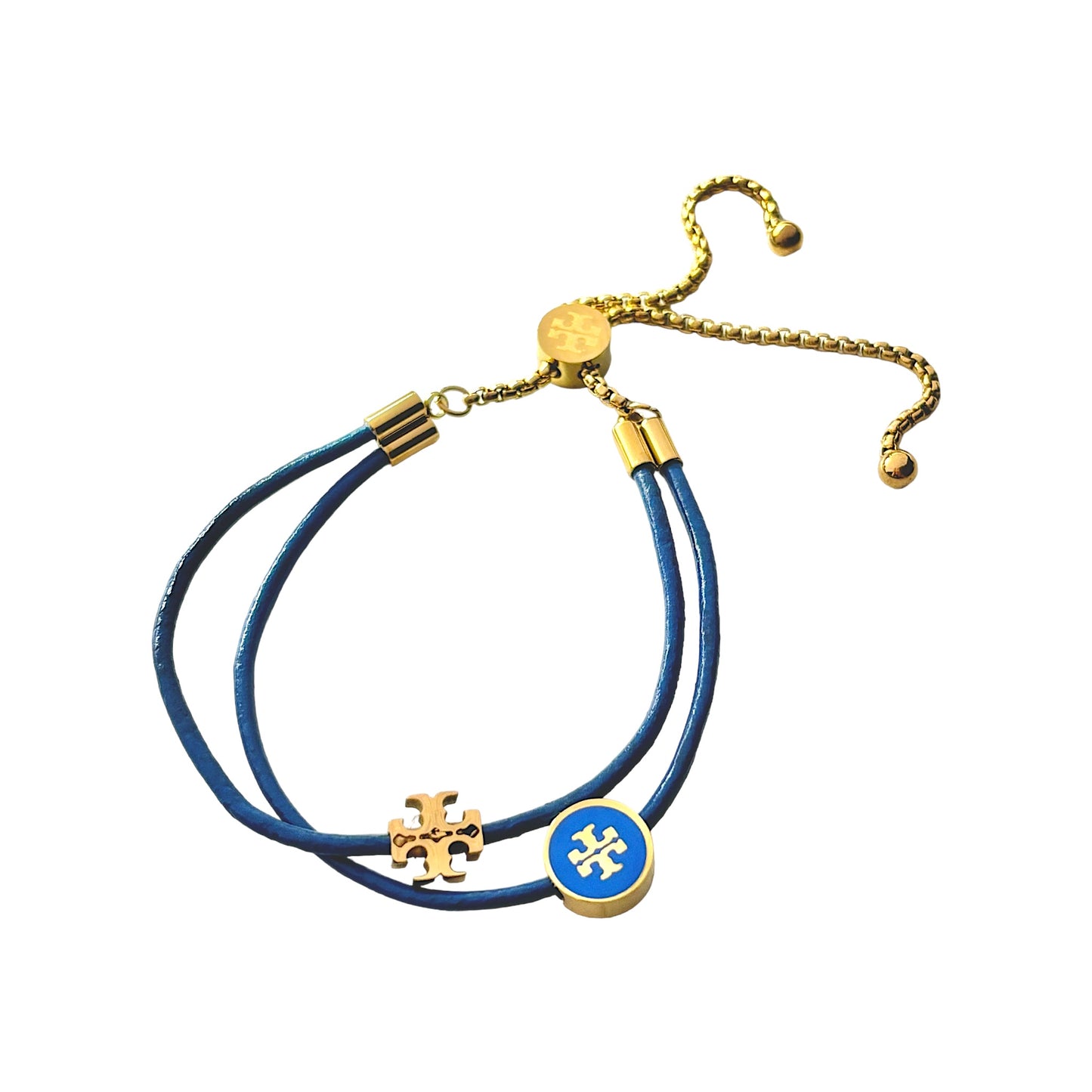 Layered Kira Tb Charm Bracelet -Royal Blue