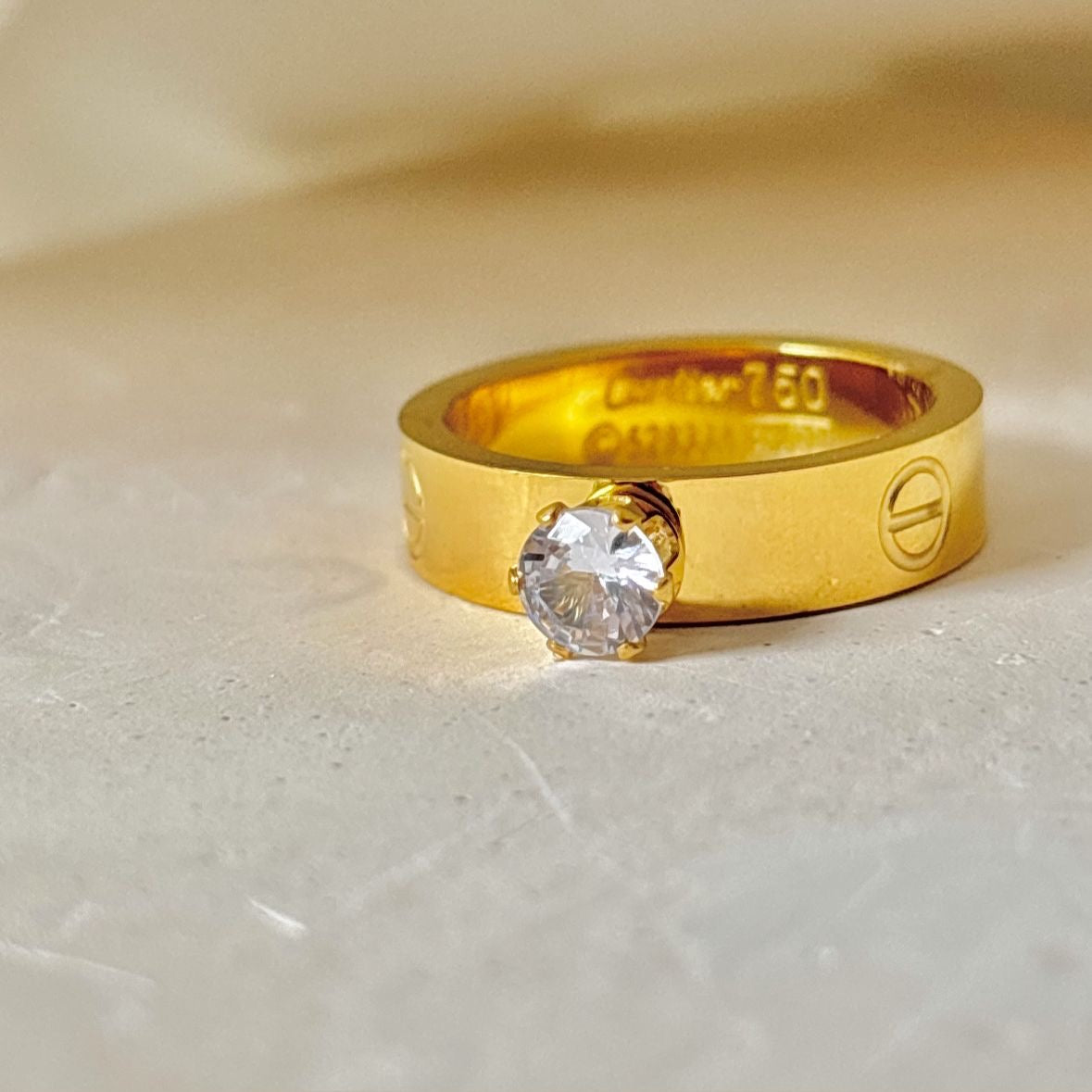 Amour Cz Luxury Ring -18K