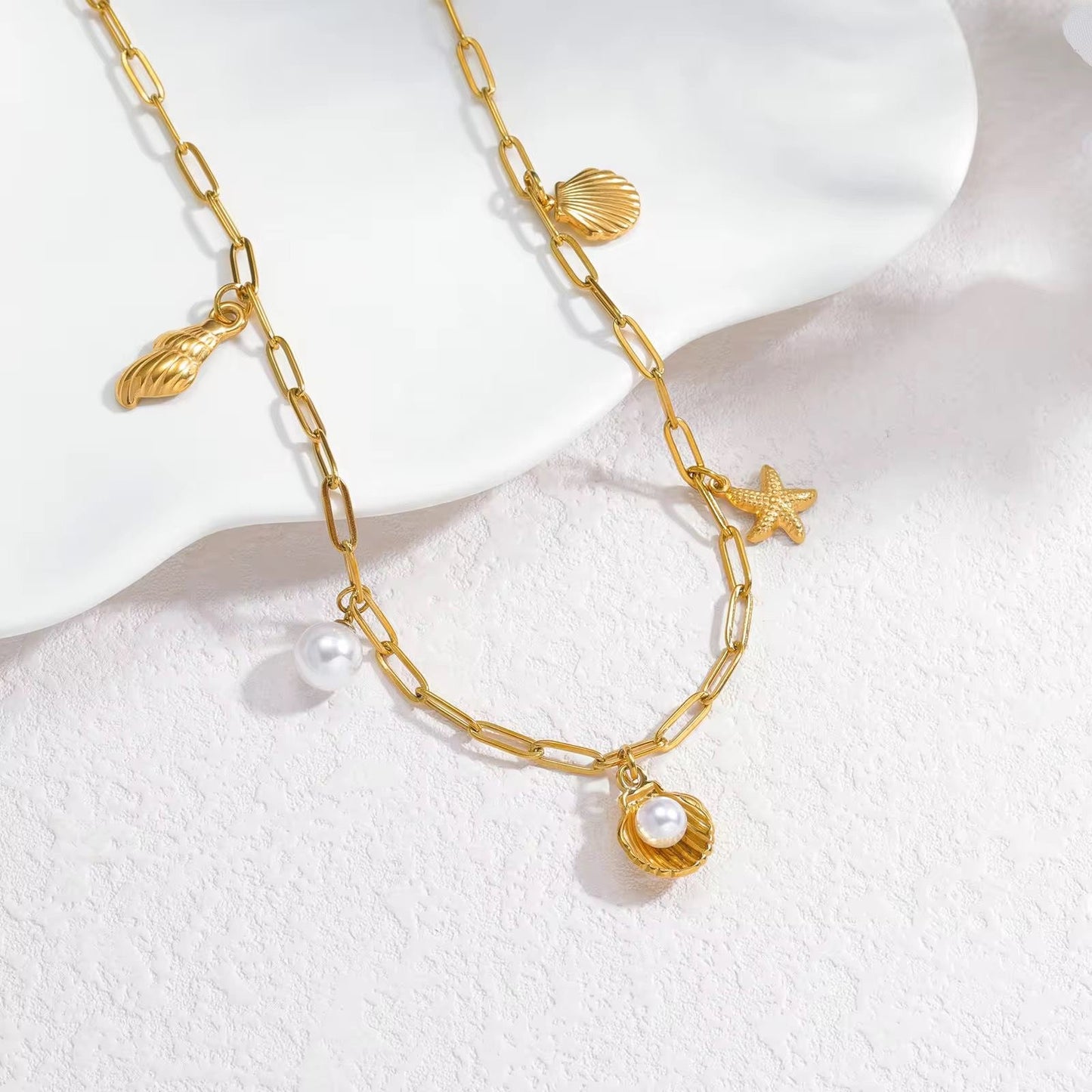 Reef & Coral Charm Necklace