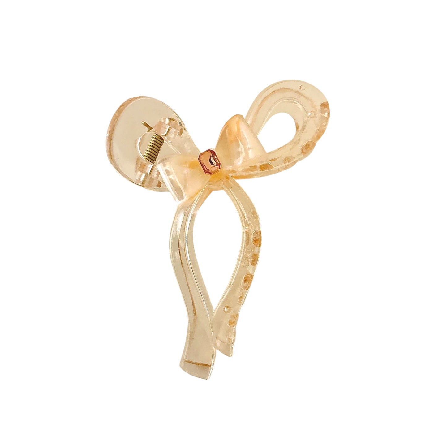 Glazed Bow Claw Clip