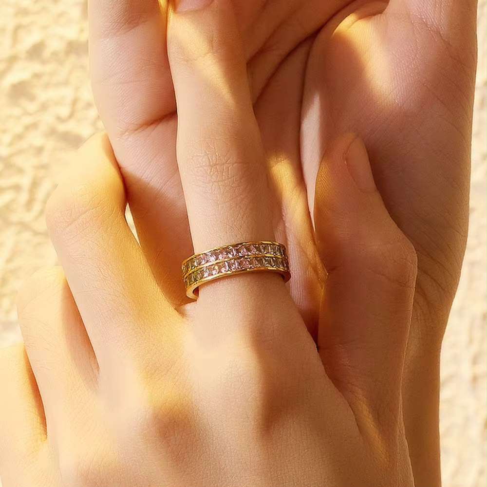 Rainbow Tennis Ring