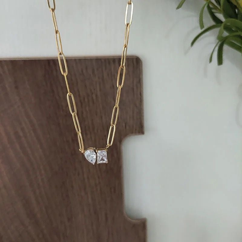 Sofia Necklace -18K (Toi Et Moi)