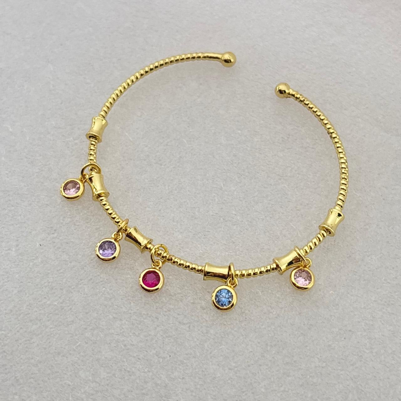 Petite Gem Charm Cuff