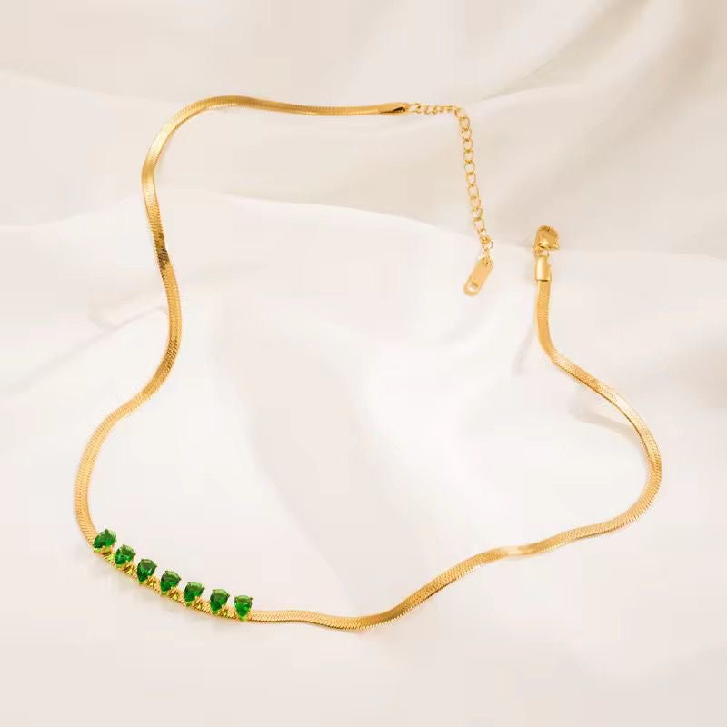 Dolce Emerald Necklace