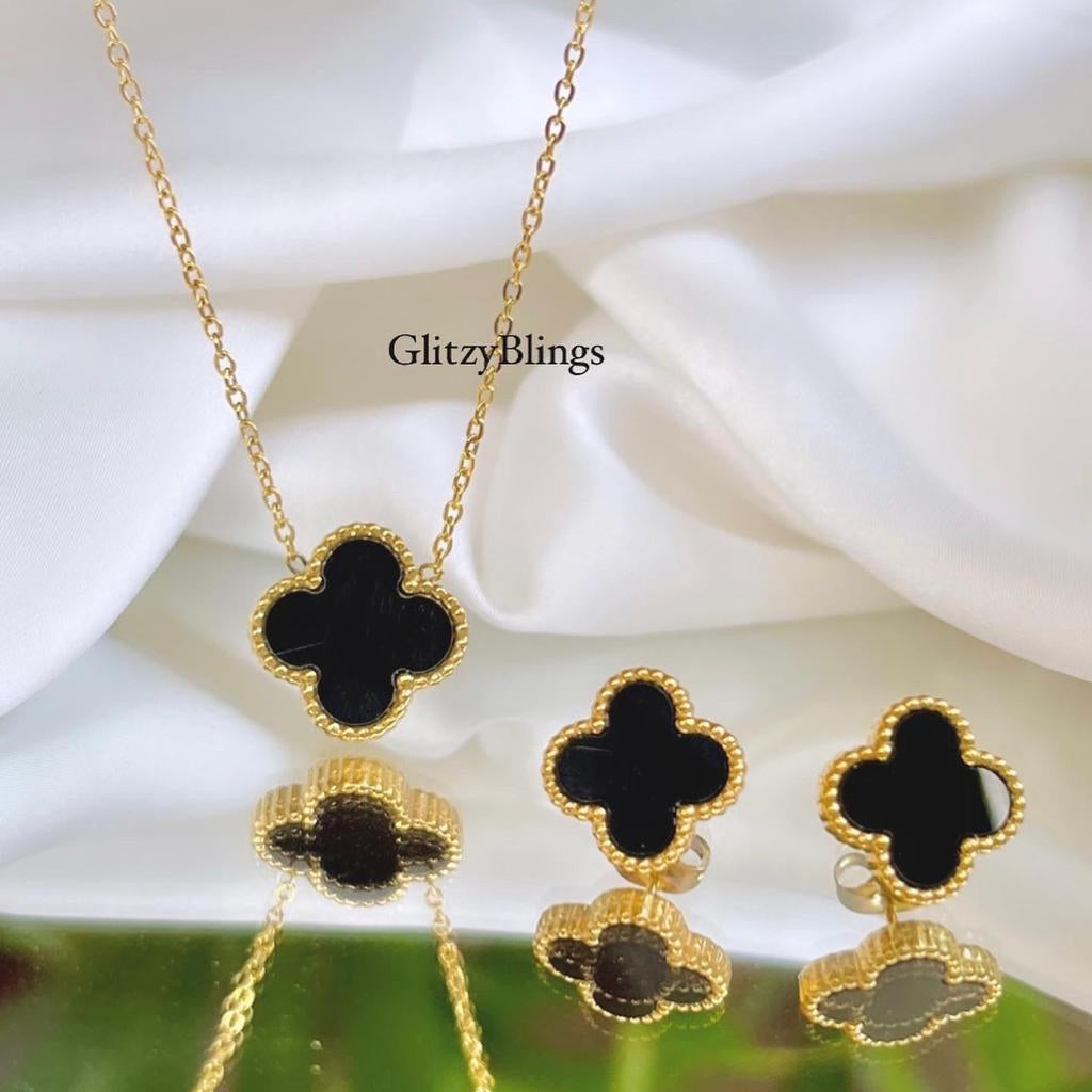 The Luxe Black Clover Set