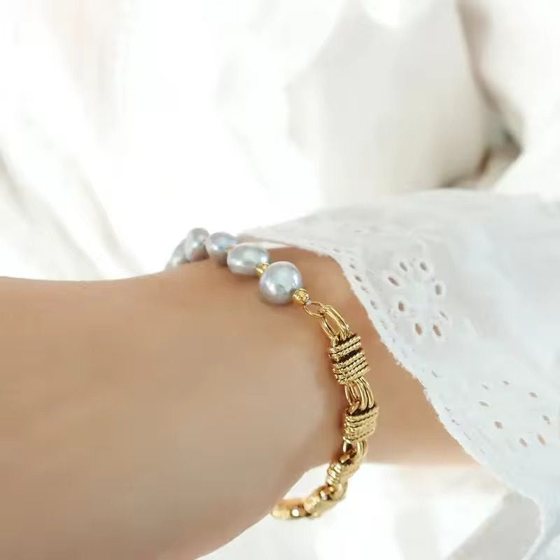 Fresh Water Baroque Pearl Bracelet
