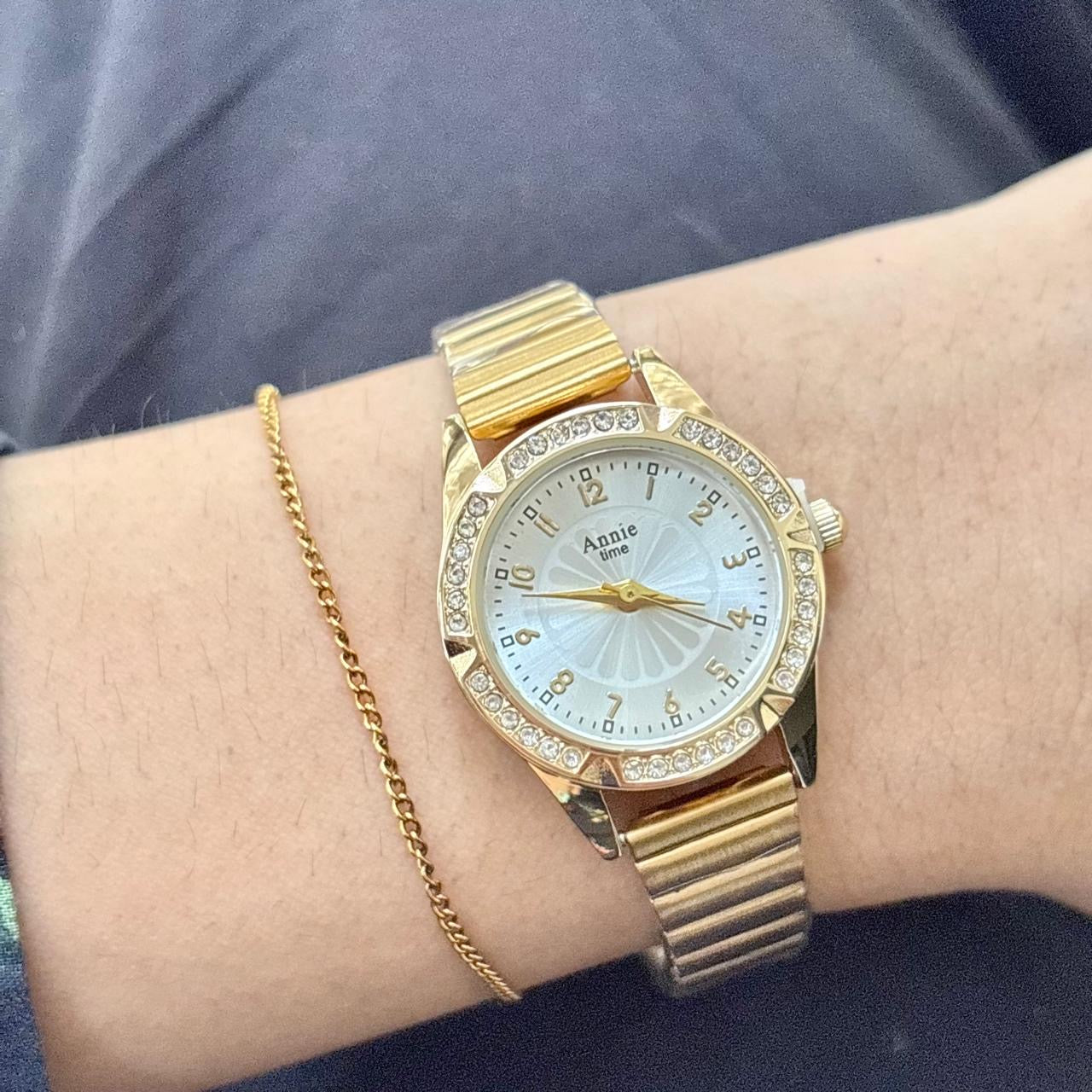 Glitz Royale Pearly White Watch