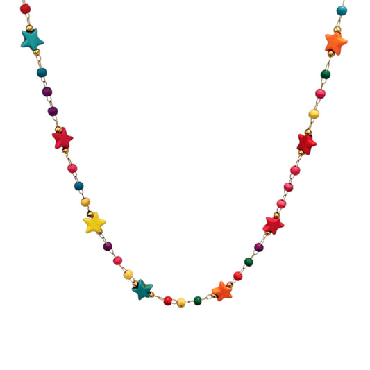 Twinkle Multi Beaded Necklace