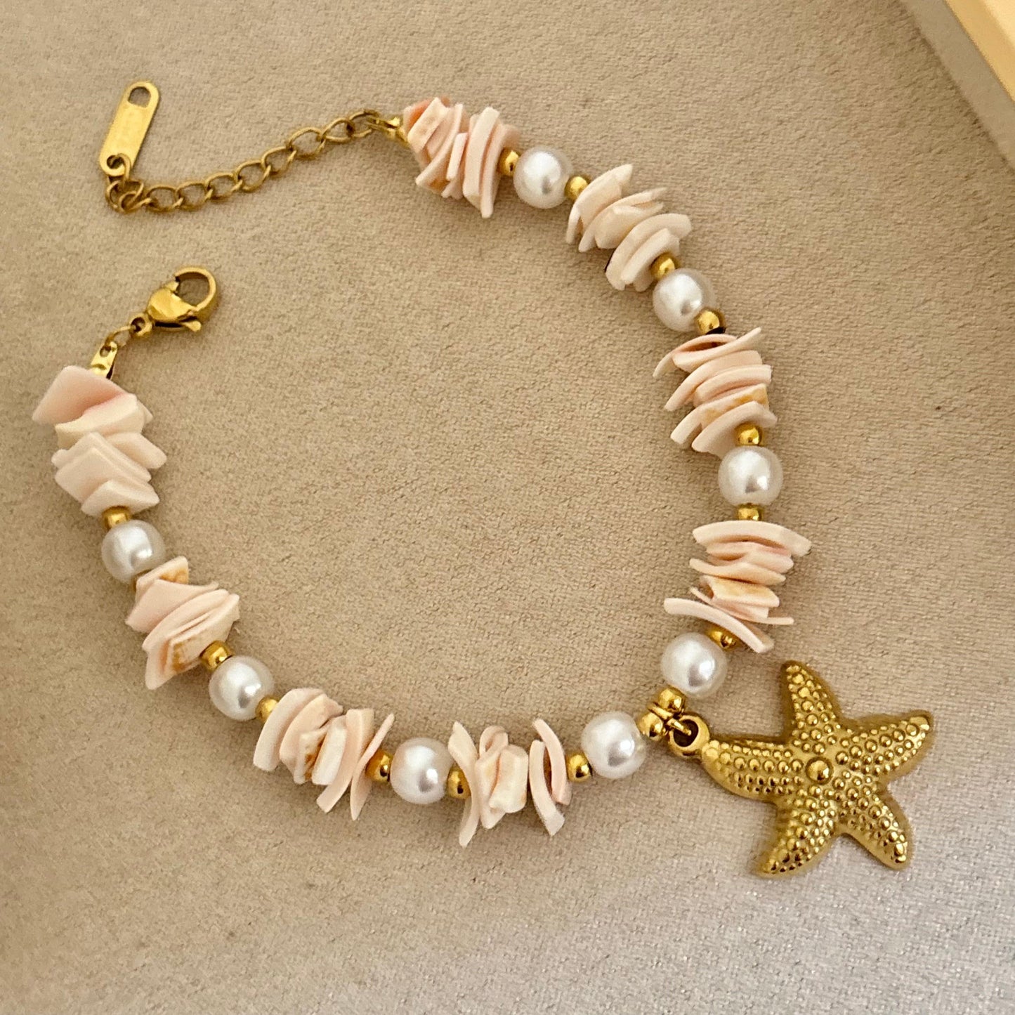 Star Of Beach Charm Bracelet