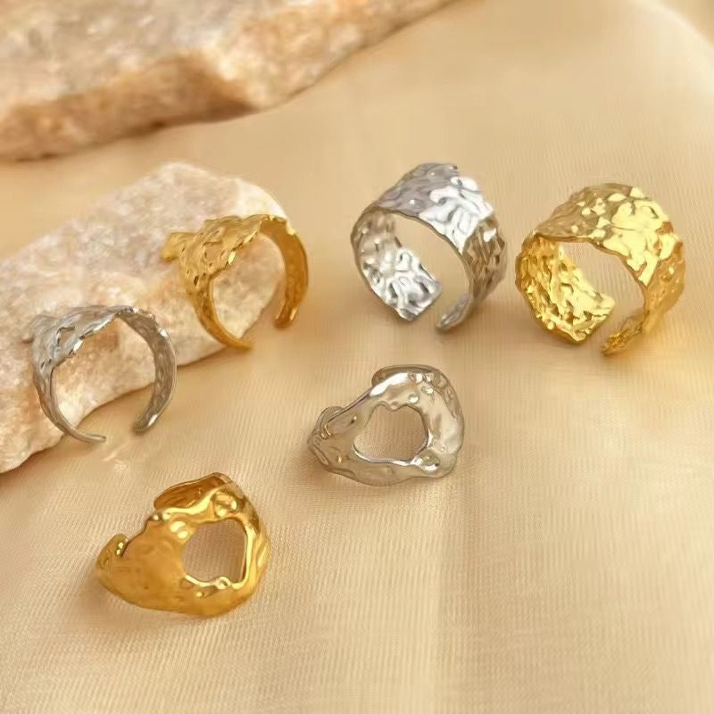 Hammered Band Ring