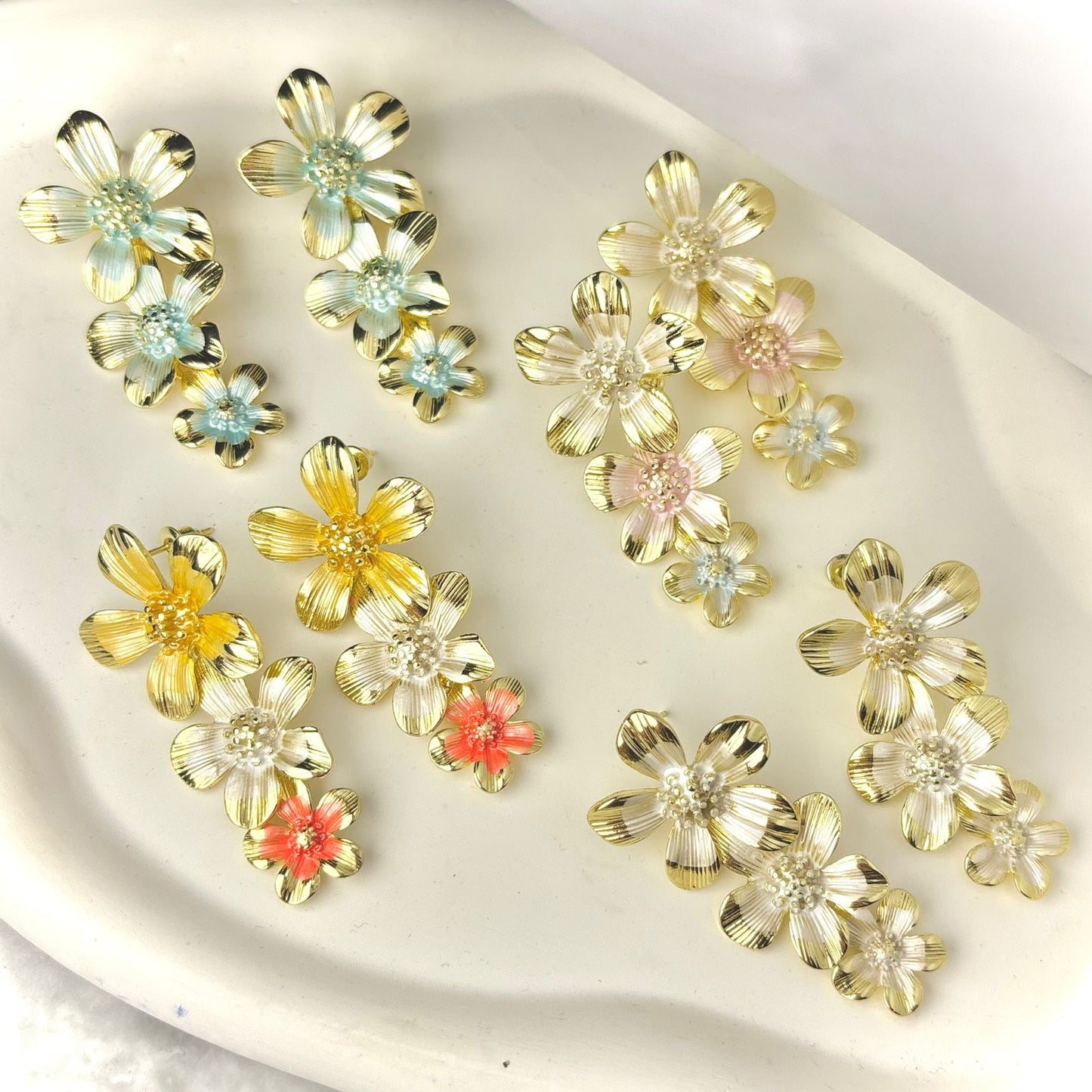 Daisy Vacay Studs -Multi