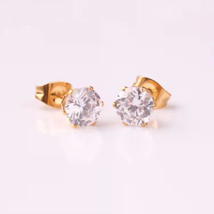 Diamond Dainty Dot Studs
