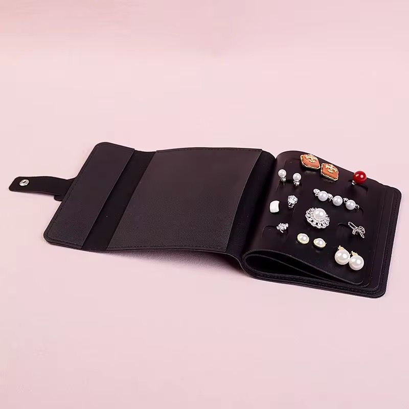 Foldable Jewelry Organizer -Travel Friendly | Black