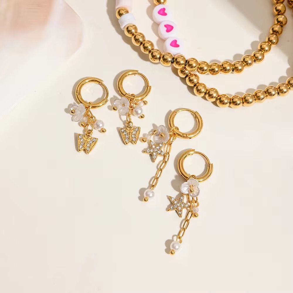 Angelic Dangler Hoops