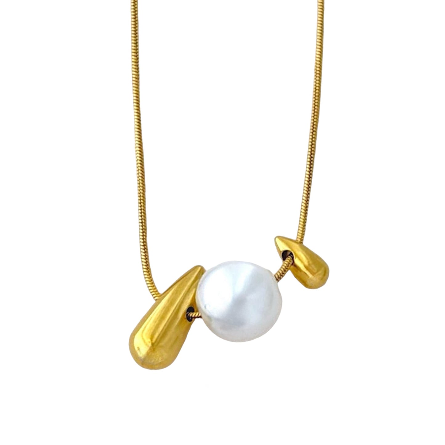 Luxe Pearle Necklace -18K