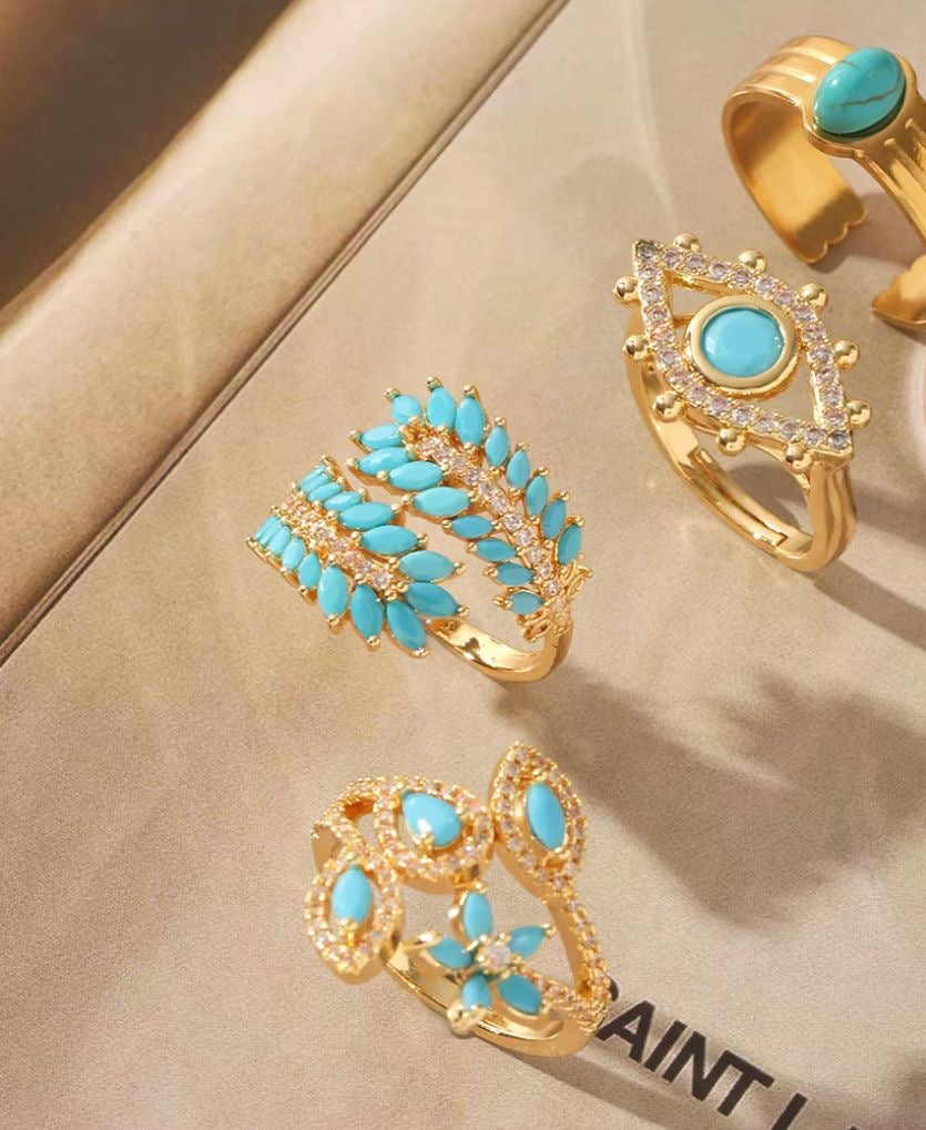 Turquoise Eye Ring