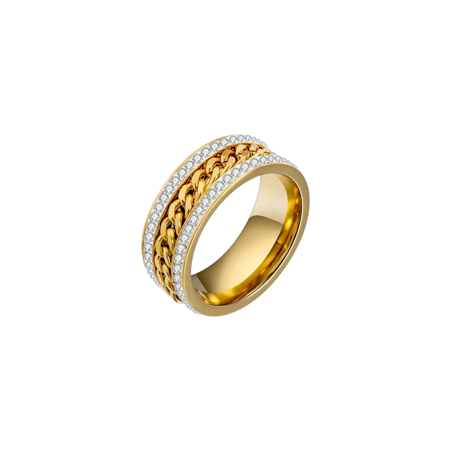 Worth Diamond Cuban Ring -18K