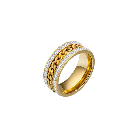 Worth Diamond Cuban Ring -18K