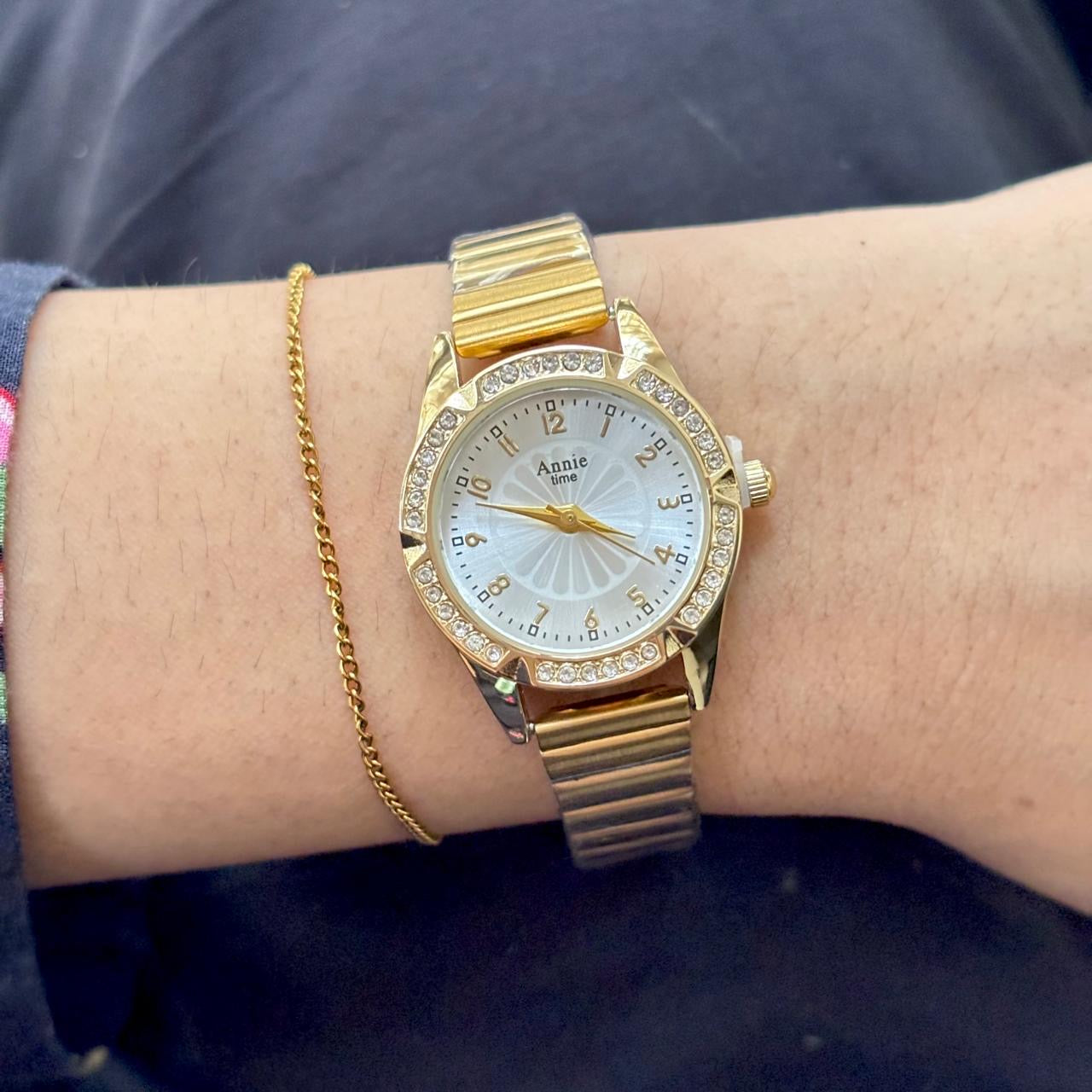 Glitz Royale Pearly White Watch