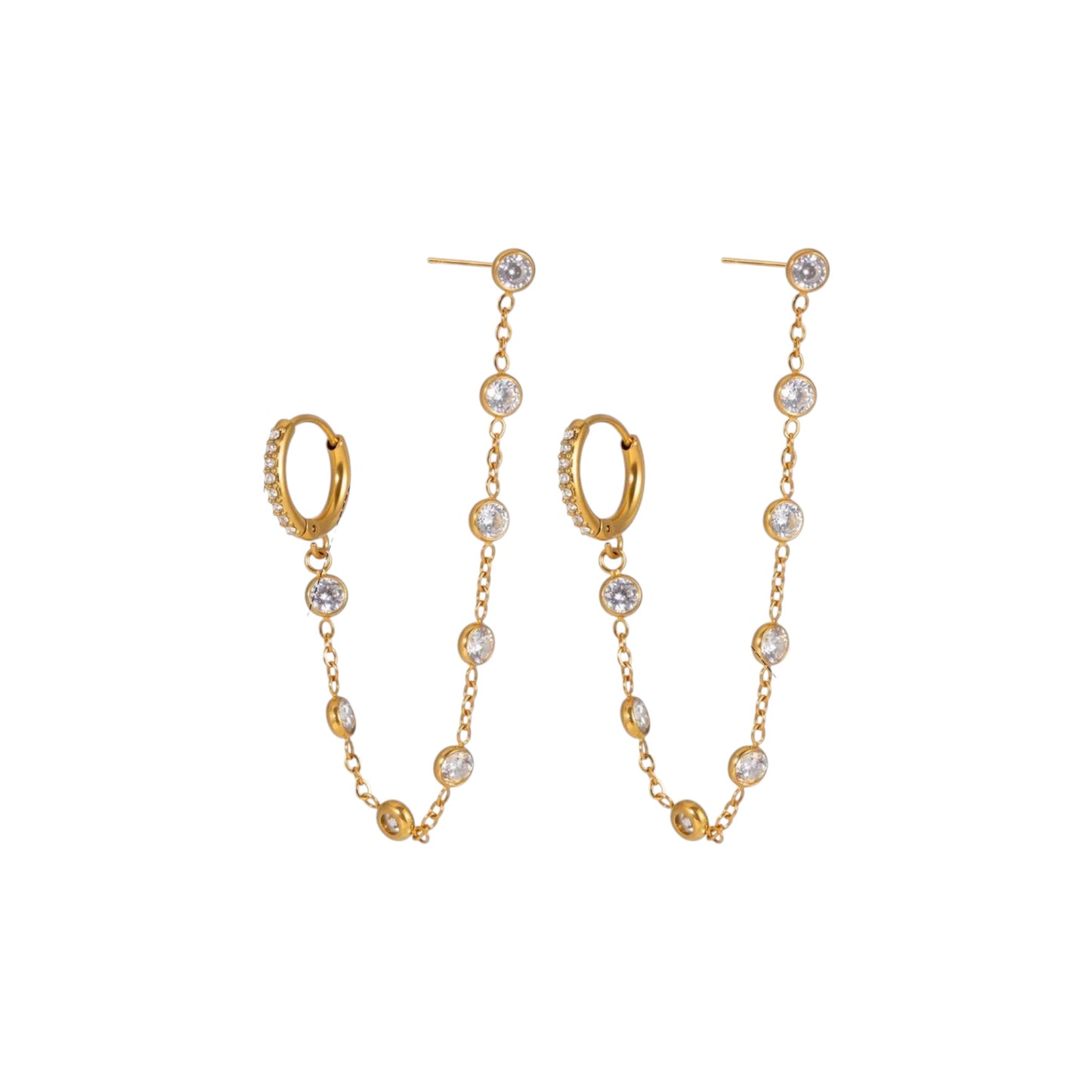 Capri Clarté Stack Earrings