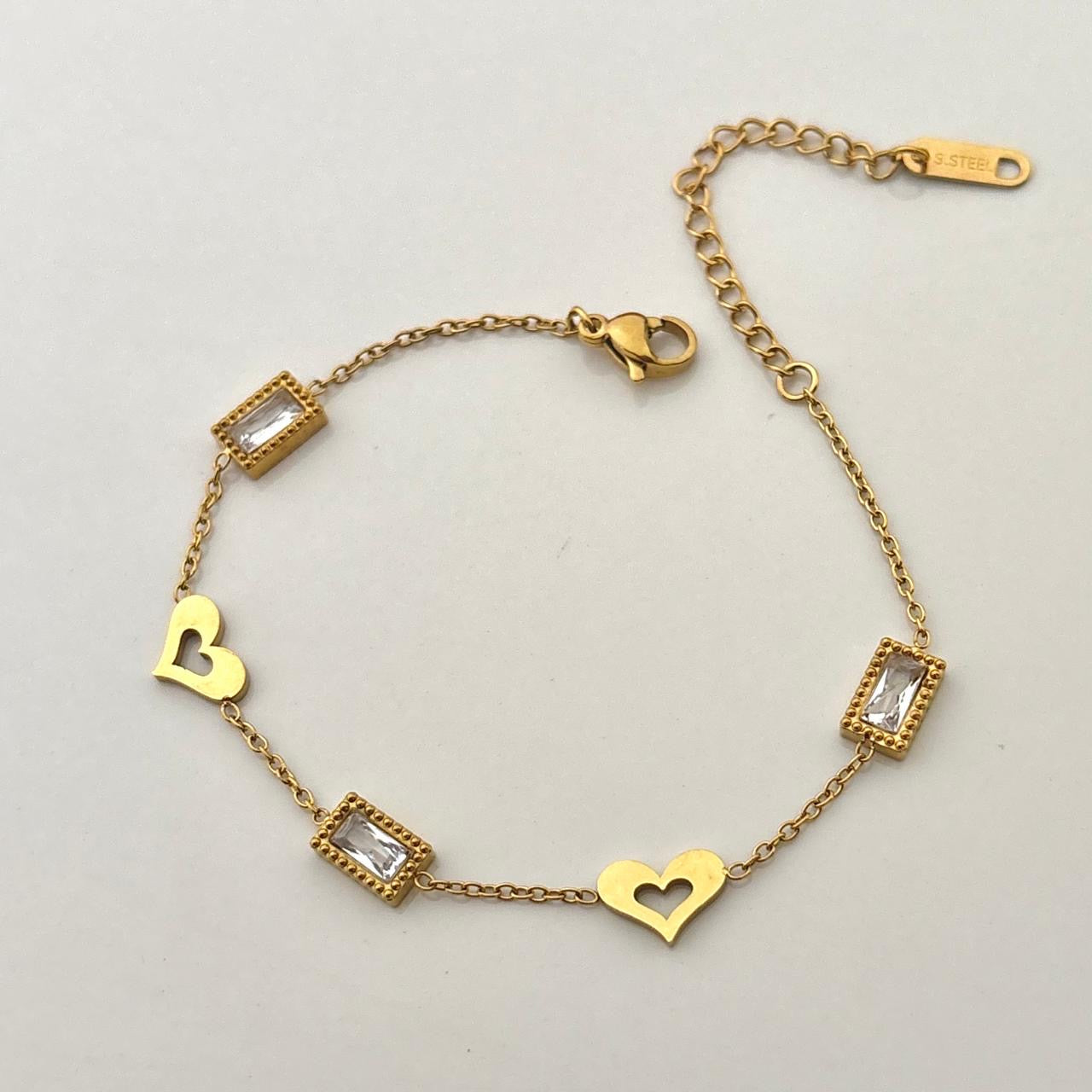 Cœur Baguette Bracelet