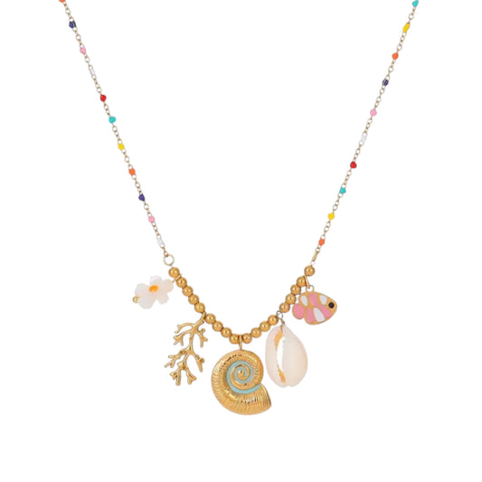 Under The Sea Charm Necklace