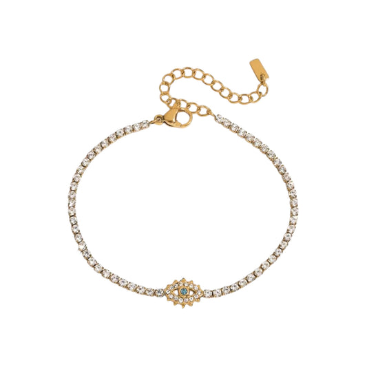 Turkish Eye Tennis Bracelet