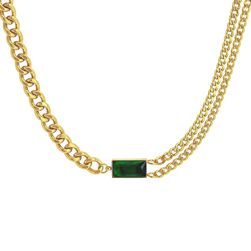 Emerald Tasha Necklace