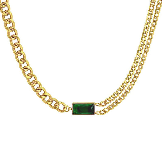 Emerald Tasha Necklace