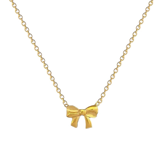 Delicate Bow Necklace