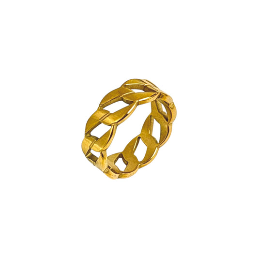 Chunky Chain Ring -18K