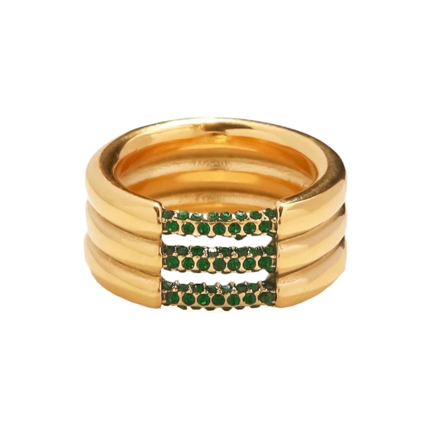 Luxe Phantom Ring -Emerald
