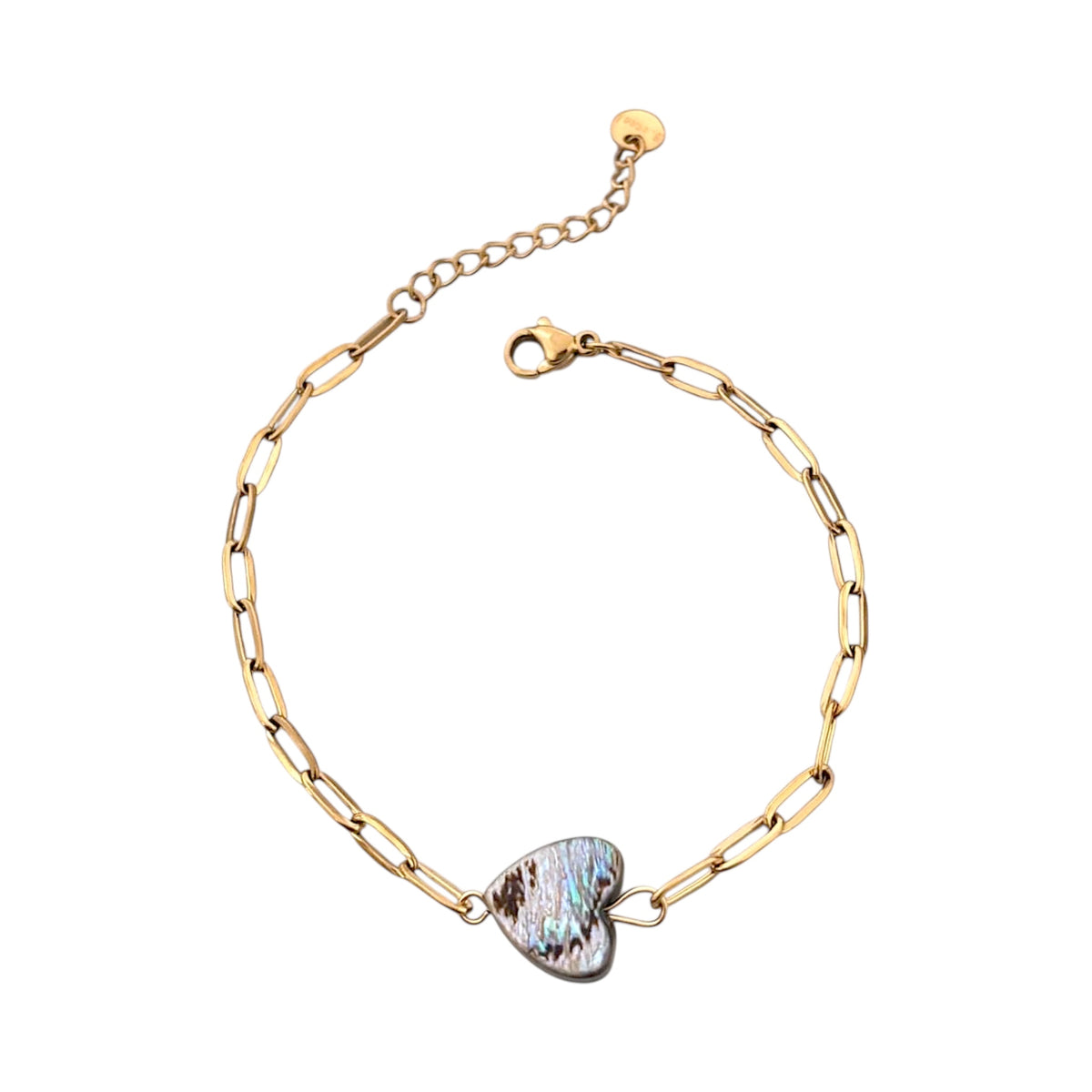 Nacre Heart Bracelet