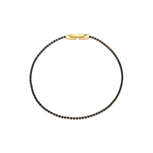 Black Petite Tennis Bracelet