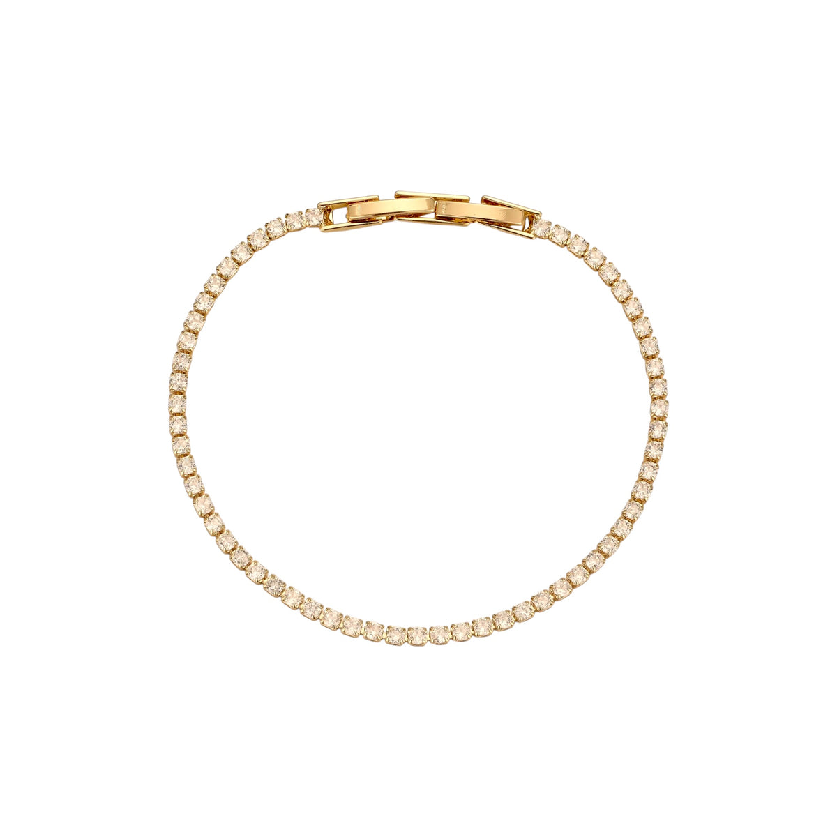 Gold Petite Tennis Bracelet