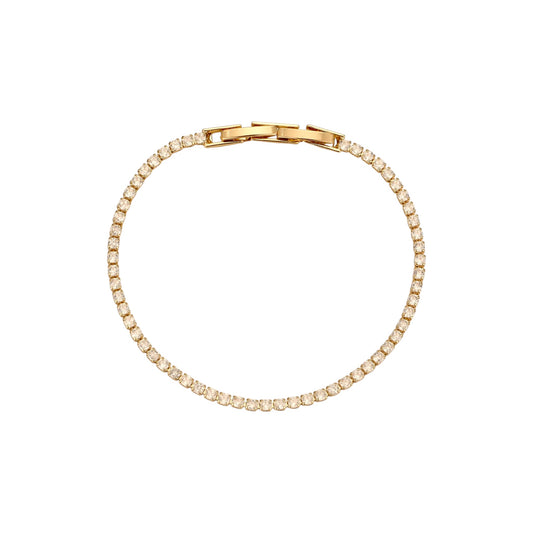 Gold Petite Tennis Bracelet