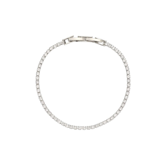 Silver Petite Tennis Bracelet