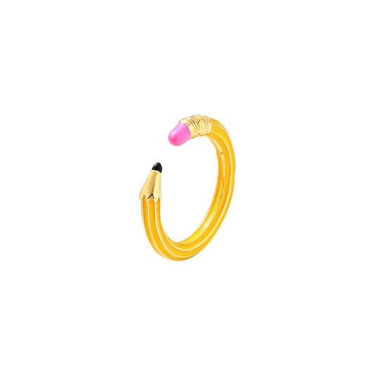 Pencil Pop Ring ~Yellow