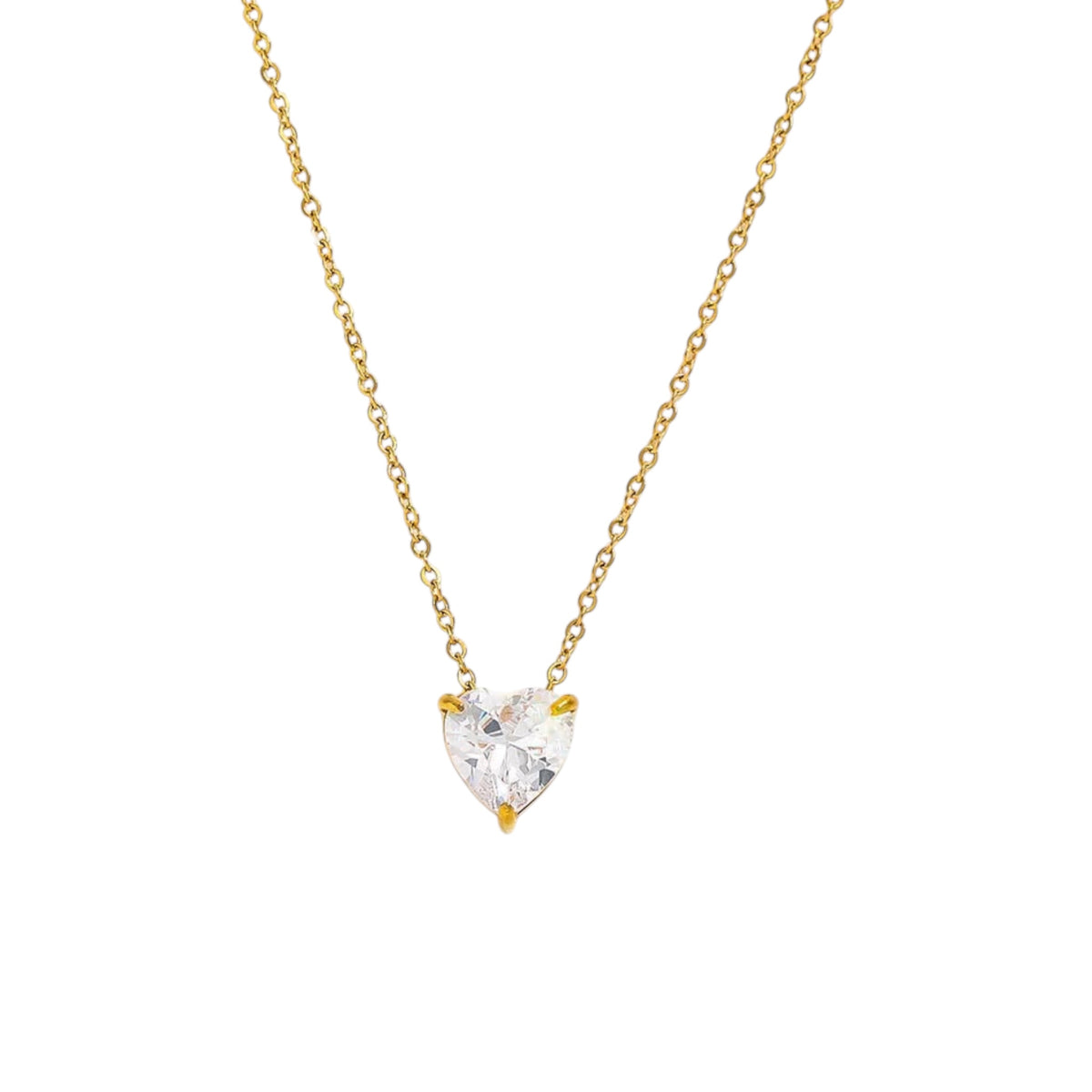 Sweetheart Solitaire Necklace