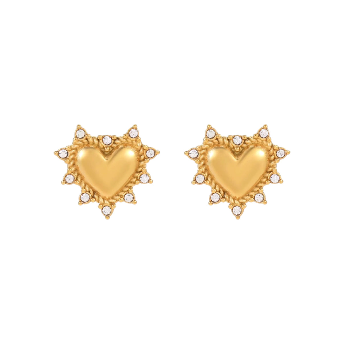 Cupid Heart Studs