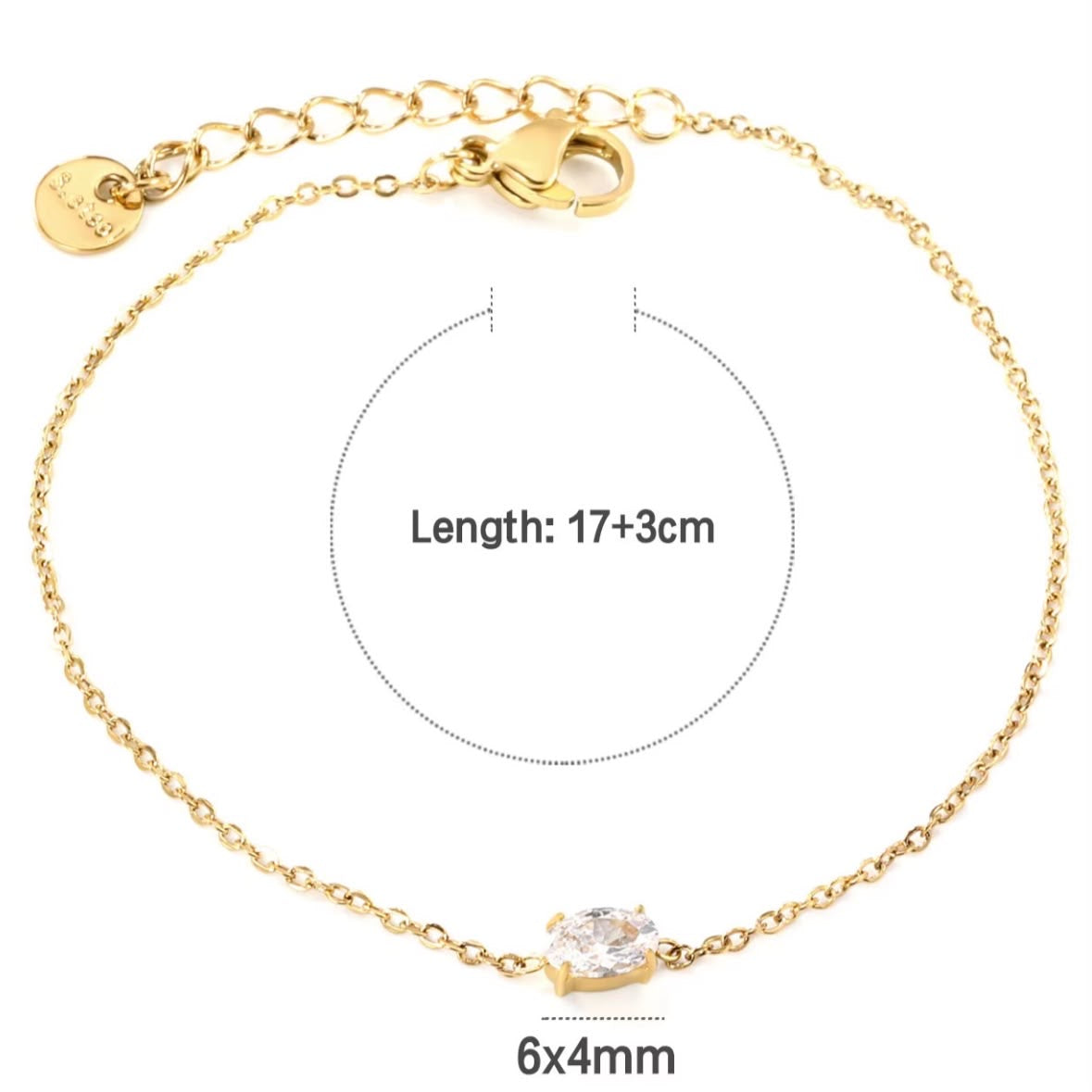 Giselle Diamante Anklet