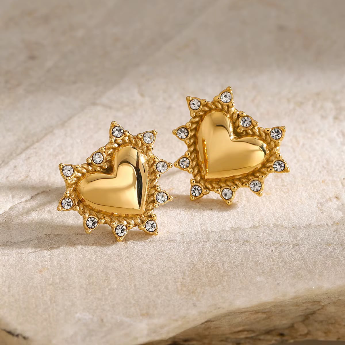 Cupid Heart Studs