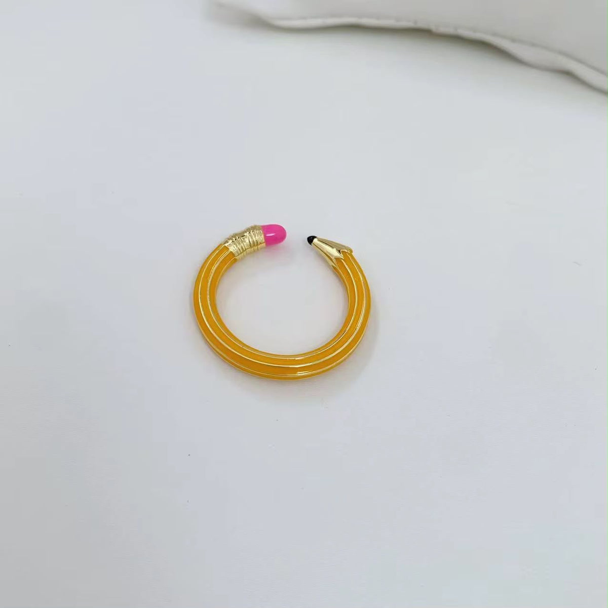 Pencil Pop Ring ~Yellow
