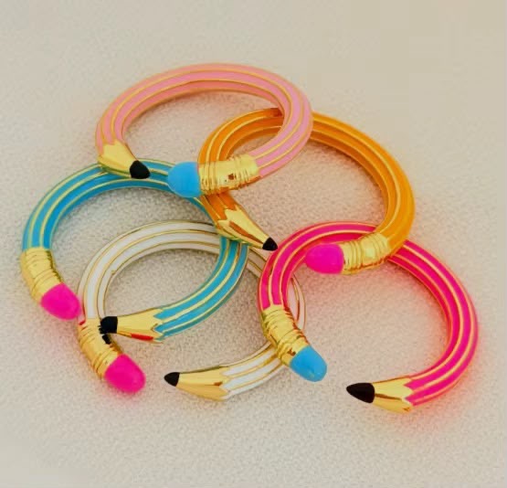 Pencil Pop Ring ~Red