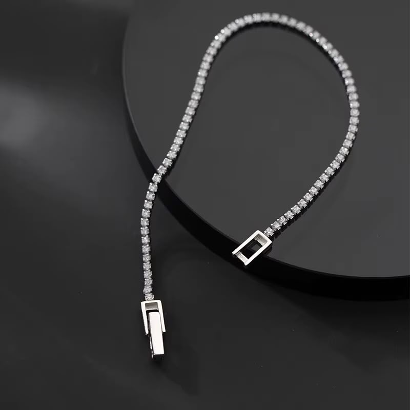 Silver Petite Tennis Bracelet