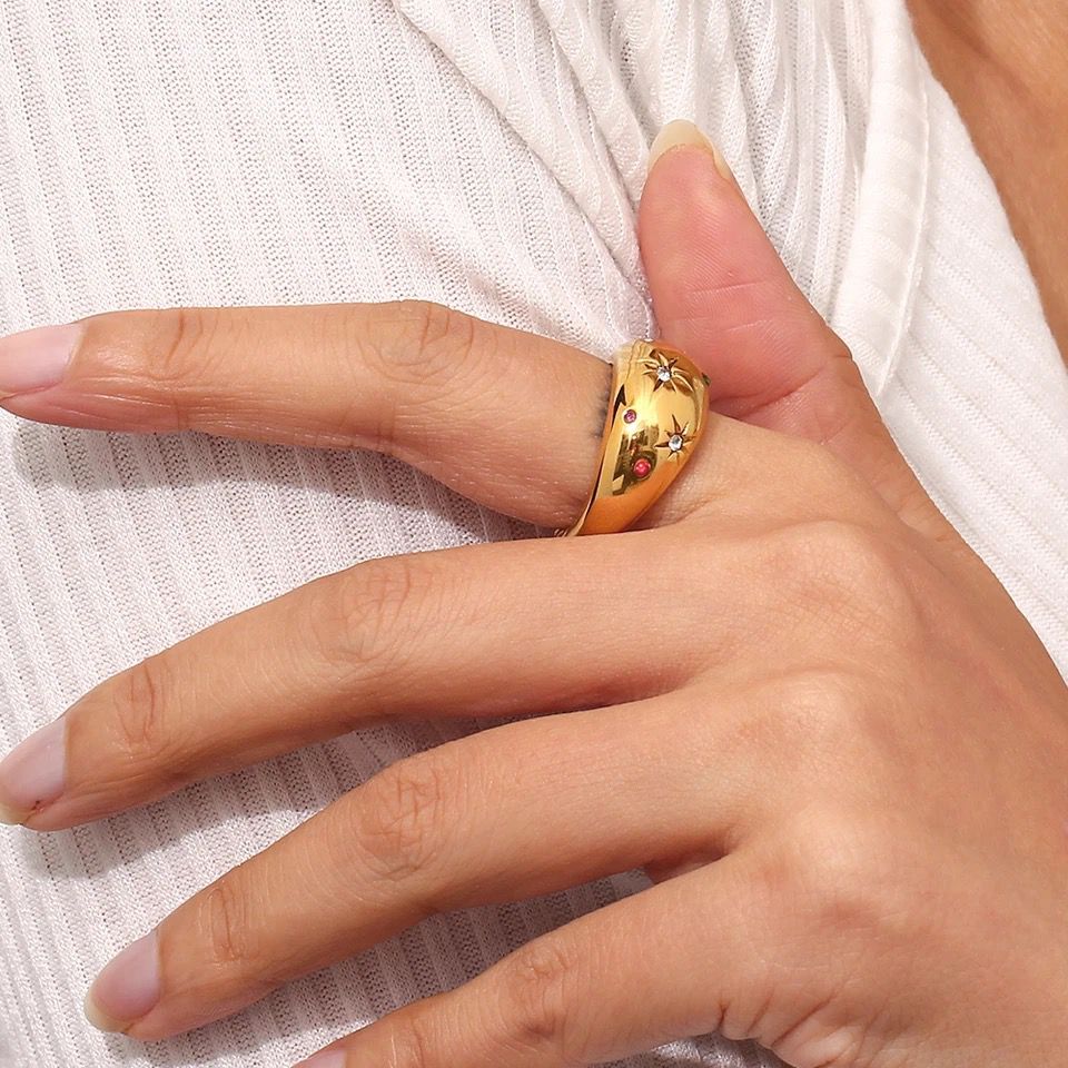 Stella Cz Signet Ring